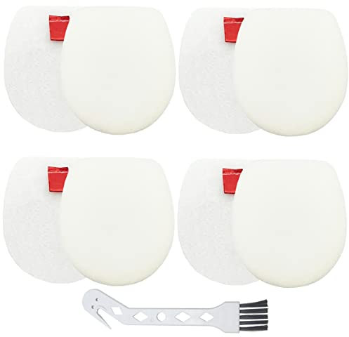 EATBALE 4 Pcs IZ201UK Filters for Shark hoover IC300 IZ201UK IZ201UKT IZ201UKTSB IZ251UK IZ251UKT IZ202SM IZ201ME Cordless Stick Vacuum Cleaner Duoclean Anti Hair Wrap Replacement Parts