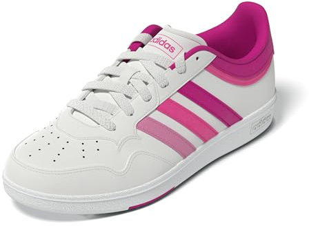 adidas Donna Hoops 4.0 Shoes, Ftwr Bianco Rosa Shock Rosa Lucido, 39 1/3 EU