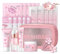Shefave Sakura Beauty Geschenksets, Skincare Set mit Kosmetiktasche, Serum, Gesichtscreme, Reiniger, Lippenmaske， Haarnadel, Geschenk Teenager Mädchen, Gesichtspflege Set Damen, 9-tlg