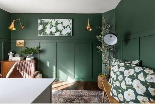 15PCS 6mm Wall Panelling Kit |100cmx7cm | Shaker Style 3D Wall Panel Kit | MDF Wall Panels - Paintable Accent Panel Kit for a | Stylish Upgrade to Any Home Decor |(Glue Not Included)