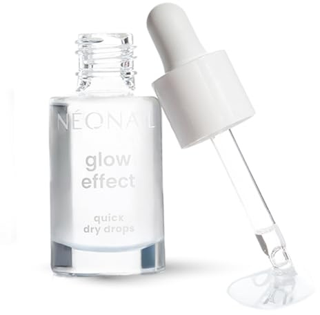 NÉONAIL Glow Effect Quick Dry Drops - Schnelltrocknende Tropfen für Nagellack - Trocknet schnell & verleiht Glanz – Nail Drops - 6,5 ml