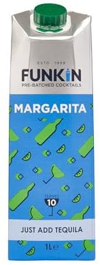 Funkin Margarita Pre-Made Cocktail Mix 1 Litre (Case of 6) | Cocktail - Just Add Spirits, Perfect For Parties