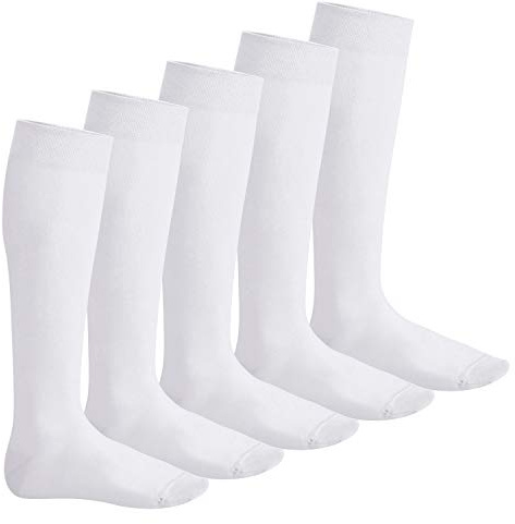 5 paia di calze Footstar Calze al ginocchio unisex, disponibili in varie misure (35 - 50) e colori di tendenza, qualità Celodoro