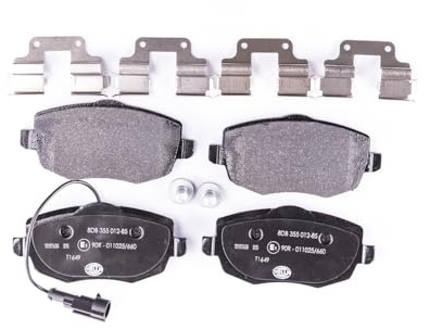 HELLA 8DB 355 012-851 Bremsbeläge - mit Warnkontakt - T1649 - für u.a. LANCIA