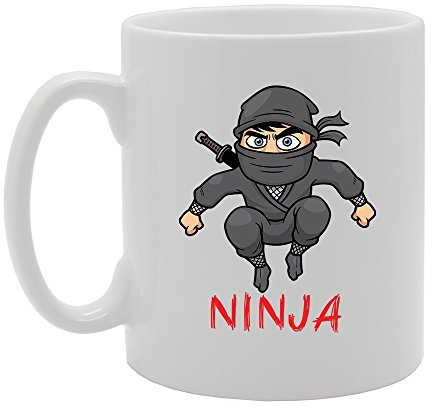 Coralgraph Inc MG4157 Ninja Novelty Gift Printed Tea Coffee Ceramic Mug