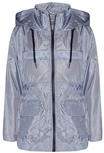 A2Z 4 Kids Raincoat Jackets Windbreaker Waterproof Parka Shower Resistant Hooded Raincoat Children Girls Boys Age 5-13 Years