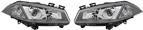 Jeu de phares xénon pour Megane II année de construction 11/02-12/05 D2S/H7 H9Y