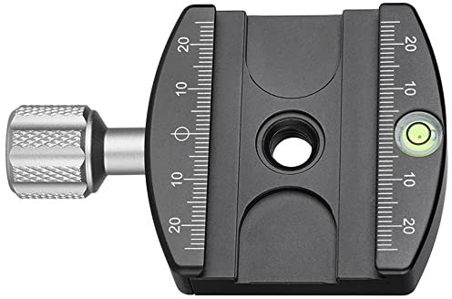 Leofoto LHC-60 60mm Screw-Knob Clamp, with Plate, ARCA/RRS Ball Head Compatible
