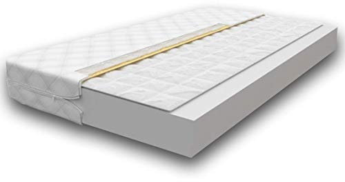 Happy Babies BDW MATRATZE Einzelne Schaumstoffmatratze + Buchweizen, für Ihr Baby, Kind oder Ihren Teenager. Bedeckt mit atmungsaktivem Material für besseren Schlafkomfort. 7 cm Tiefe (90 x 180 cm)