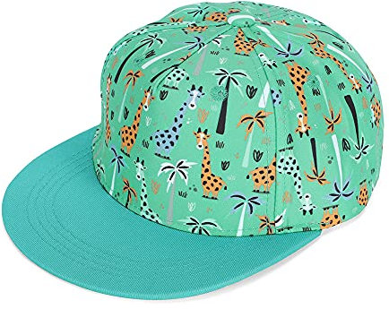 MASOCIO Gorra Niño Niña Beisbol Gorras Visera Verano Proteccion Solar Deporte Animales Edad 4 5 6 7 Años Verde