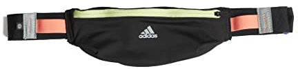 adidas Run Belt Tasche, Erwachsene, Unisex, Schwarz/Licht/RefSIL (Mehrfarbig), Einheitsgröße