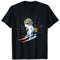 Niedliches Ski-Einhorn T-Shirt
