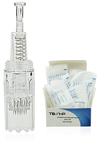 TBPHP 12 Nadelpatrone für TBPHP M1/P20RL/P10/P20 Electric Derma Pen(10 Stück Nadelpatrone)