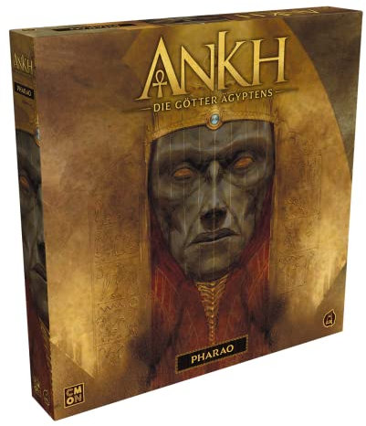 CMON | Ankh – Pharao | Erweiterung | Kennerspiel | Strategiespiel | 2-5 Spieler | Ab 14+ Jahren | 90 Minuten | Deutsch