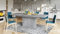 Mazzoni Design Esstisch Tisch Noble Noir ausziehbar 160 bis 218 cm, Farbe:Betonoptik
