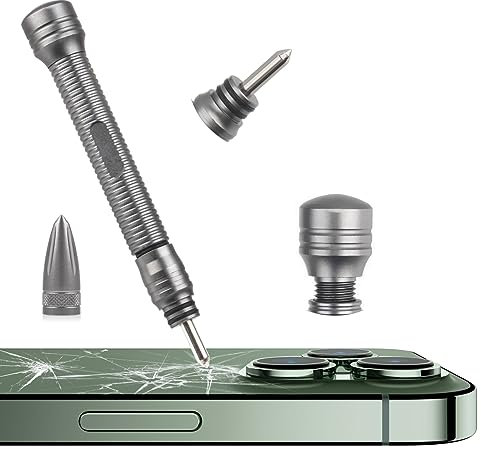 RongZy Glass Demolition Pluma de teléfono Utilizado para el quiebre de la Cubierta Trasera de baterías de cámara Herramientas de reparación Punzón automático