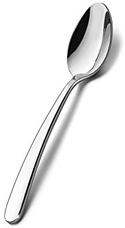 HaWare 12-Pieces Teaspoons, Heavy Duty Stainless Steel 6.7 Inches Small Spoons, Modern & Elegant Design, Mirror Polished, Dishwasher Safe