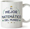 MUGFFINS Tazas para MATEMÁTICO hombre - En Español - Mejor del Mundo - 11 oz / 330 ml - Regalo original y divertido