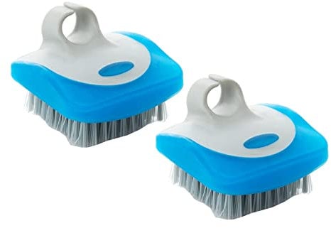 2 Pcs Vegetable and Fruit Cleaning Brush,Potato Scrubber,Flexible Brushes Good Grips Vegetable Scrubbing Brushes for Kitchen Washing Carrots Mushrooms (Random Color)