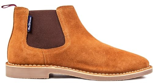 Ben Sherman Men's Garcia Chelsea Boots in Brown