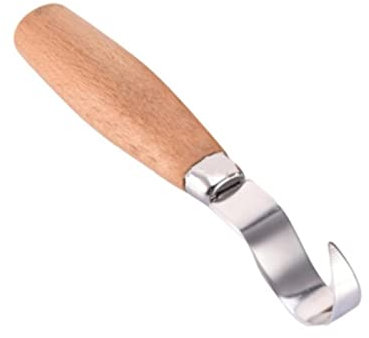 Holzschnitzerei Meißel Haken Messer Schnitzwerkzeuge Ergonomische Holzbearbeitung Löffel Langlebig krumm Anfänger Skulptural
