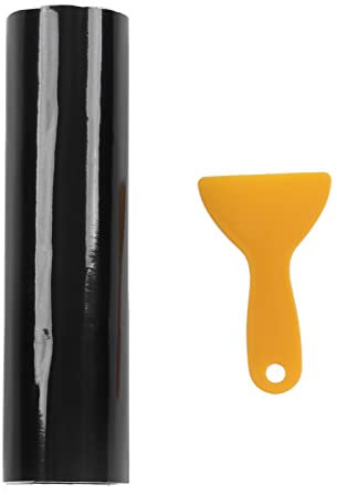 Les-Theresa Car Windscreen Sunstrip 55.1X7.8In, Car Sun Strip Black Car Windshield Sticker Universal Pvc Sun Strip Car Windscreen Sun Visor Strip, Front Window Sun Strip Gloss Sunstrip Car Windscreen