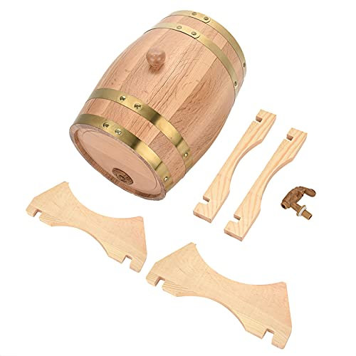 Baril de vin en Bois de chêne Vintage pour bière et Whisky (5L)