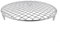 Grillrost, runder Grill, Mehrzweck-Grillrost, Edelstahl-Mesh-Drahtnetz-Gestell, 25 cm runder Grillrost, rundes Dampfkühlgitter