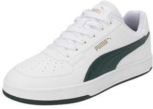 PUMA Unisex Caven 2.0 Sneaker, White-Dark Myrtle Gold, 44 EU