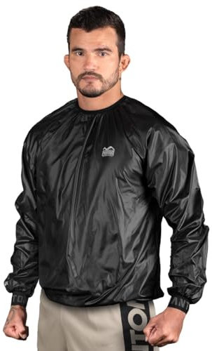 Phantom Athletics Schwitzanzug Jacke 2.0 – Sauna Suit zum Abnehmen – Herren, Damen Sweatsuit, Schwitzjacke (Nomax S Jacke - Schwarz, L-XL)