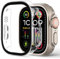 OMOTON 2-Stück Hülle für Apple Watch Ultra 2 (2023)/ Ultra 49mm Schutzülle Case, kompatibel mit Apple Watch Ultra 1/2 Panzer Schutz Glas, Einfache Installation, Anti- Kratzer, Transparent