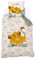 Disney - Housse de couette Le ROI Lion Simba 140x200 cm + 1 Taie d'oreiller 63x63 cm - 100% Coton - Ecru