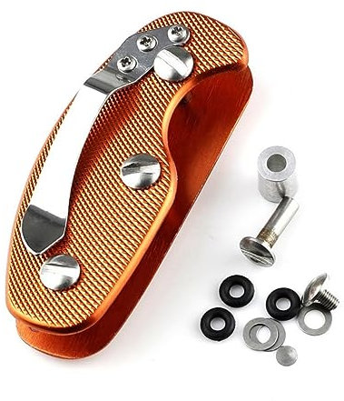 OSALADI Aluminum Key Holder Keychain Key Fob Outdoor Key Folder Key Holder Outdoor Aluminium Key Clip Pocket Tool Carry Accessories