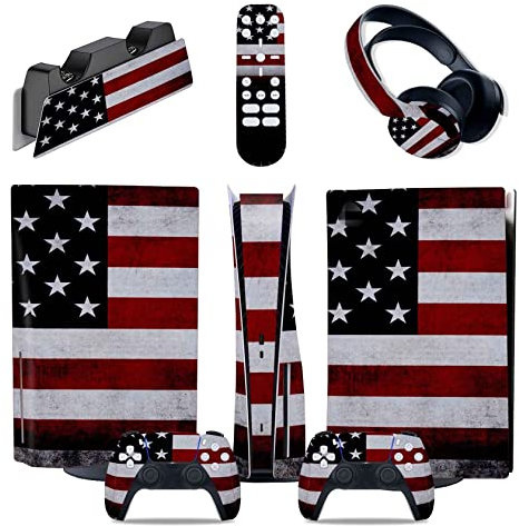 Para PS5 Consola Disc Edition & Digital Edition Pegatina Vinilo Calcomanía Cubierta Para Ps5 Mando & Estación Carga & Auriculares & Mando Multimedia 83591 Sin Burbujas Sin Espuma Antiarañazos ( Size :