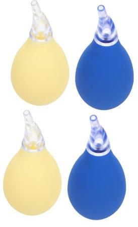 SHOWERORO 4pezzi Aspiratore Nasale Per Pompetta Succhiotto Per e Del Naso Del Colori Blu Per Uso