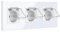 BSEED Enchufe USB, Enchufe Pared Schuko con Tapa Impermeable, Enchufe USB C 3 Gang, Enchufe Triple 16Amp Blanco, Enchufes de Extensión