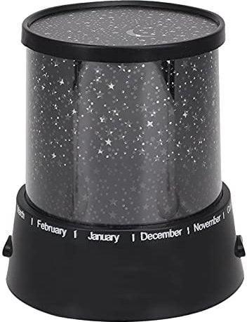 Gsycle Star Night Light Projector, Plastik -LED -Dekoration Nachtlicht Kinder Star Lamp Kids Room Decor Light für Schlafzimmer 4,5 V 3xaa