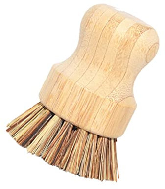 KICHOUSE brosse nettoyage cuisine outil nettoyage nettoyeur paume brosse à vaisselle cuisson pot brosse à vaisselle avec manche brosse à paume En bois