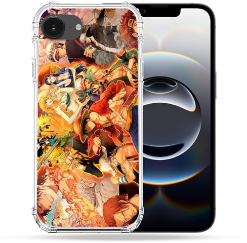 Cokitec Verstärkte Schutzhülle für iPhone 16e, Manga, One Piece Nakama