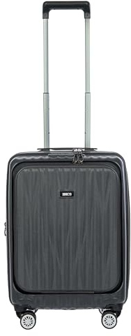 Bric's Kabinen-Koffer für Damen und Herren | Kleiner Cabin-Trolley 38 x 23 x 55 cm aus hochwertigem, robustem Polypropylen Material | Erweiterbar & TSA-Schloss| Cervia 2.0 Serie