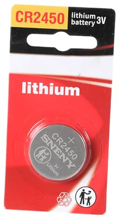 Pile bouton au lithium CR2450 3 V pour montres, capteurs de température, bouteilles d'eau, télécommandes, jouets et appareils électroniques