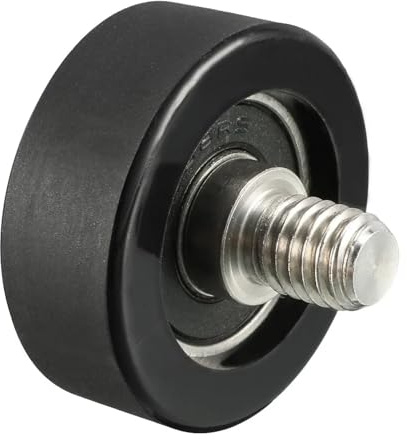 Keilriemen Antriebsriemen 32x12x2mm Schwarz Roller Idler Lager Pulley Schiebe Förder Rad Gewindestange
