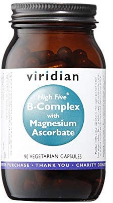 B0037HCH7CViridian - High B5 Complex + VIT C - 30 Caps | Energy & Immune Support | Reduces Tiredness & Fatigue | Complete B-Vitamin Formula | 100% Active Ingredients | Expertly Formulated