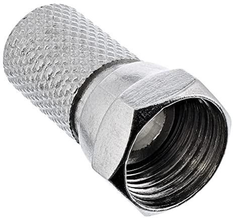InLine 69912A F-Stecker, für Koaxialkabel mit Aussenmantel, 7,5mm