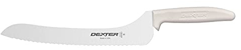 Dexter-Russell 9” Scalloped Offset Sandwich Knife – High-Carbon Stainless Steel Blade, Slip-Resistant Handle, NSF Certified – Ideal for Bread, Subs, and Sandwich Prep – Made in the USA