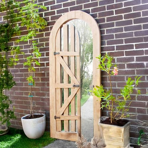 Reflect 5ft 11in x 2ft 7in Arched Illusion Glass Mirror Gate