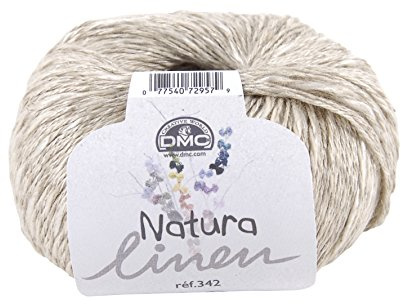DMC - Natura Linen, ideales Strick-und Häkelgarn für Frühling und Sommer | 50 g - 150 m - 15 Farben