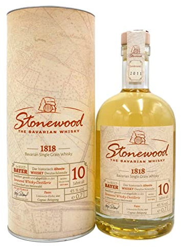 Rarität: Stonewood 1818 Grain Whisky 10 Jahre 0,7l - Jahrgang 2011