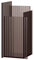 AYTM - FLOS - Vase/Blumenvase -Taupe - Glas - (LxWxH) 16 x 16 x 30cm