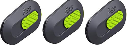 Slice 10514 Mini Cutter Taschenmesser • Pocket Cutter • Kleines Sicherheitsmesser mit Keramikklinge • Mit automatischem Klingenrückzug • Ideal als Paketöffner & Kartonmesser